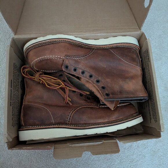 Red Wing Heritage 1907 Classic 6-Inch Moc Boots in Copper, 12 - Picture 2 of 14